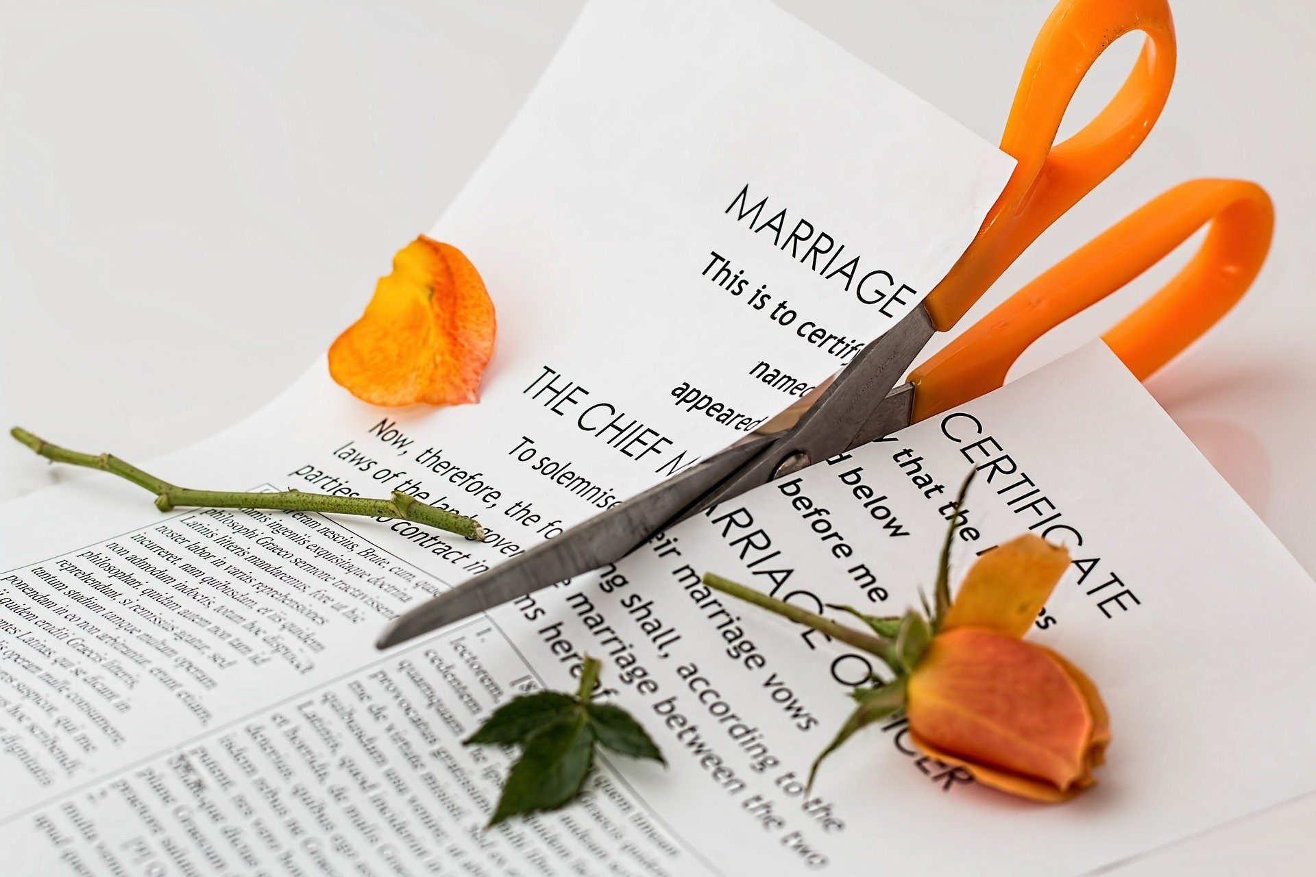 Will writing after marriage and divorce
